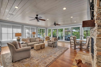 Set on a private 1.12-acre cul-de-sac lot, this expanded and on The Reserve At Lake Keowee in South Carolina - for sale on GolfHomes.com, golf home, golf lot