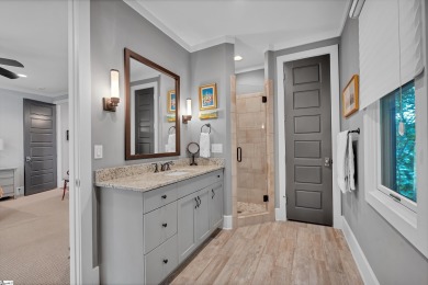 Set on a private 1.12-acre cul-de-sac lot, this expanded and on The Reserve At Lake Keowee in South Carolina - for sale on GolfHomes.com, golf home, golf lot