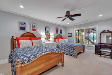 Set on a private 1.12-acre cul-de-sac lot, this expanded and on The Reserve At Lake Keowee in South Carolina - for sale on GolfHomes.com, golf home, golf lot