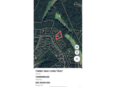 Golf Course frontage on the backside of Lot 123 in Tannenbaum on Tannenbaum Golf Club in Arkansas - for sale on GolfHomes.com, golf home, golf lot