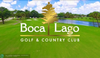 Amazing two bedroom, two and a half bath, guard gated townhouse on Boca Lago Golf and Country Club in Florida - for sale on GolfHomes.com, golf home, golf lot