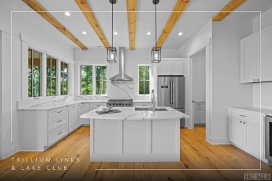 Discover luxury mountain living in this new construction on Trillium Links in North Carolina - for sale on GolfHomes.com, golf home, golf lot