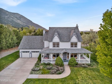 One of the most stunning & iconic homes on the best street in on Genoa Lakes Golf Club - Lakes Course in Nevada - for sale on GolfHomes.com, golf home, golf lot