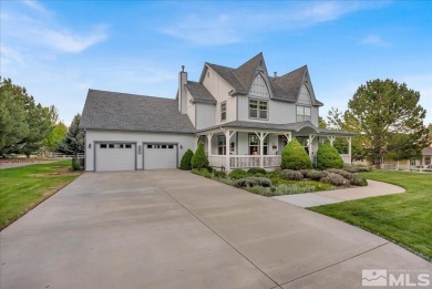 One of the most stunning & iconic homes on the best street in on Genoa Lakes Golf Club - Lakes Course in Nevada - for sale on GolfHomes.com, golf home, golf lot