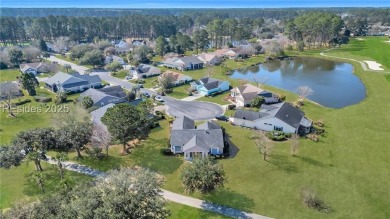 Meticulously maintained, this Hamilton Jefferson model is in on Okatie Creek Golf Club in South Carolina - for sale on GolfHomes.com, golf home, golf lot