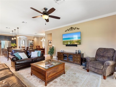 This two-bedroom plus den saltwater pool home in Bridgetown at on The Plantation Golf and Country Club in Florida - for sale on GolfHomes.com, golf home, golf lot