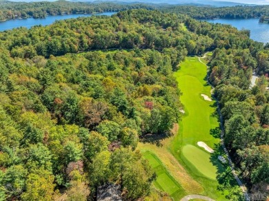 Remarkable golf course and mountain views from this immaculately on Lake Toxaway Country Club in North Carolina - for sale on GolfHomes.com, golf home, golf lot