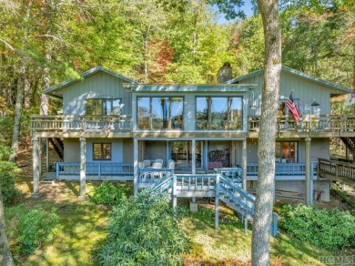 Remarkable golf course and mountain views from this immaculately on Lake Toxaway Country Club in North Carolina - for sale on GolfHomes.com, golf home, golf lot