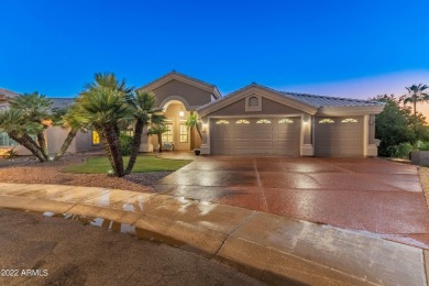 This home really has the WOW factor! Situated on a large cul de on The Legend at Arrowhead in Arizona - for sale on GolfHomes.com, golf home, golf lot