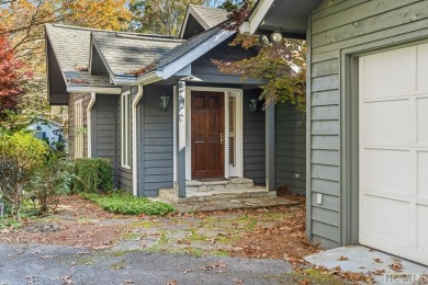 This charming three bedroom, three and one-half bath home is all on Highlands Country Club in North Carolina - for sale on GolfHomes.com, golf home, golf lot