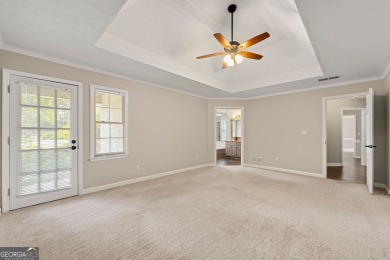 Recently renovated ranch home with, new deck and newer roof is on Honey Creek Country Club in Georgia - for sale on GolfHomes.com, golf home, golf lot