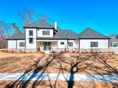 Beautiful new construction home located in the prestigious Sandy on Double Oaks Golf Club in Georgia - for sale on GolfHomes.com, golf home, golf lot