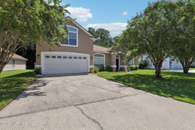 Welcome to this charming and cozy 4-bedroom, 3-bath home located on Julington Creek Golf Club in Florida - for sale on GolfHomes.com, golf home, golf lot