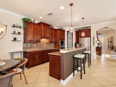 Welcome to this elegant and meticulously maintained three on Estero Country Club in Florida - for sale on GolfHomes.com, golf home, golf lot