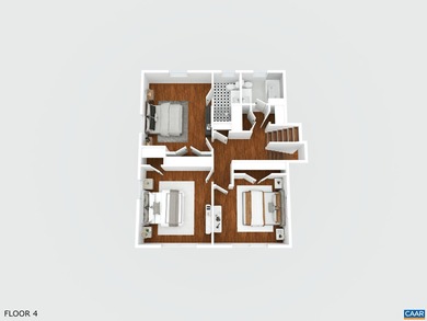 This newly remodeled 5-bedroom, 4-bath residence blends modern on Birdwood Golf Course in Virginia - for sale on GolfHomes.com, golf home, golf lot