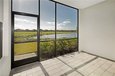 This southwest-facing GROUND FLOOR DiAngelo model, newly built on Panther Run Golf Club in Florida - for sale on GolfHomes.com, golf home, golf lot