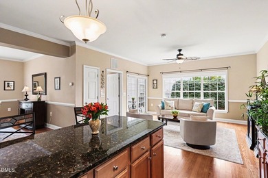 Welcome to this beautiful cottage-style end unit townhome in the on Heritage Golf Club in North Carolina - for sale on GolfHomes.com, golf home, golf lot