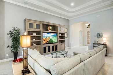 Built in 2016 by Toll Brothers, this under-lived-in Cordova home on Spanish Wells Golf and Country Club in Florida - for sale on GolfHomes.com, golf home, golf lot