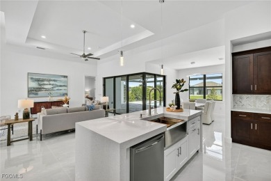 Move-in ready! This brand-new 3 bedroom, 3 bath + den pool home on Royal Tee Country Club in Florida - for sale on GolfHomes.com, golf home, golf lot