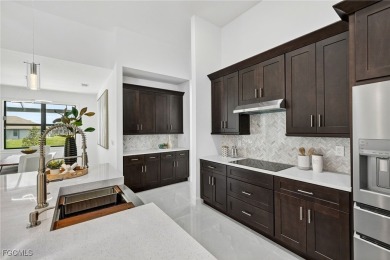 Move-in ready! This brand-new 3 bedroom, 3 bath + den pool home on Royal Tee Country Club in Florida - for sale on GolfHomes.com, golf home, golf lot