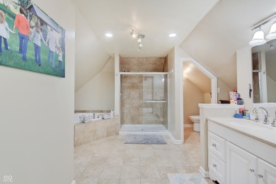 Spacious and beautifully updated, this over 4,000 sq. ft. home on Otte Golf Center in Indiana - for sale on GolfHomes.com, golf home, golf lot