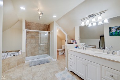 Spacious and beautifully updated, this over 4,000 sq. ft. home on Otte Golf Center in Indiana - for sale on GolfHomes.com, golf home, golf lot