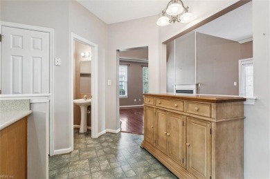 1st Floor Primary Bedroom Suite w/ Quartz & Low-Step Shower on Kiln Creek Golf and Country Club in Virginia - for sale on GolfHomes.com, golf home, golf lot