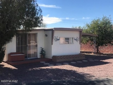 Very nice furnished north facing home with great mountain views on Tucson Estates Golf Course in Arizona - for sale on GolfHomes.com, golf home, golf lot