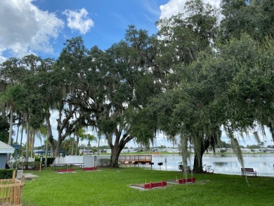 Entryway of the home has decorative frosted glass storm door on The Links of Lake Bernadette in Florida - for sale on GolfHomes.com, golf home, golf lot