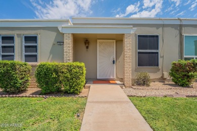 Priced to sale! Make this mid-century townhome what you desire on Sun City Lakes West and East in Arizona - for sale on GolfHomes.com, golf home, golf lot