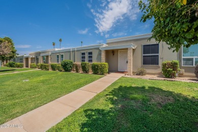 Priced to sale! Make this mid-century townhome what you desire on Sun City Lakes West and East in Arizona - for sale on GolfHomes.com, golf home, golf lot