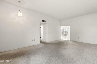 Priced to sale! Make this mid-century townhome what you desire on Sun City Lakes West and East in Arizona - for sale on GolfHomes.com, golf home, golf lot