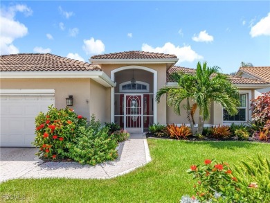 This well-maintained Villareal model home sits directly on the on Herons Glen Golf and Country Club in Florida - for sale on GolfHomes.com, golf home, golf lot