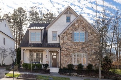 This STUNNING home nestled on the COVETED END LOT of the on North Fulton Golf Course in Georgia - for sale on GolfHomes.com, golf home, golf lot
