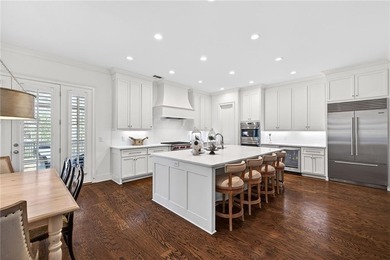 This STUNNING home nestled on the COVETED END LOT of the on North Fulton Golf Course in Georgia - for sale on GolfHomes.com, golf home, golf lot