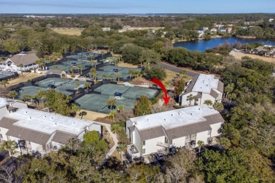 Well maintained, second floor condo overlooking the tennis on The Seabrook Island Club in South Carolina - for sale on GolfHomes.com, golf home, golf lot