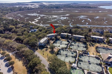 Well maintained, second floor condo overlooking the tennis on The Seabrook Island Club in South Carolina - for sale on GolfHomes.com, golf home, golf lot