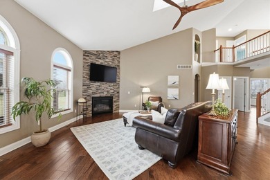 Stunning Powell 4-bedroom home with 2 full and 2 half baths on Kinsale Golf and Fitness Club in Ohio - for sale on GolfHomes.com, golf home, golf lot