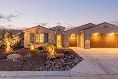This beautiful, Nearly New, Solaris model is located on the on Tuscany Falls At Pebble Creek in Arizona - for sale on GolfHomes.com, golf home, golf lot