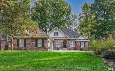 This stunning custom-built ranch over walkout offers 4 bedrooms on The Eagle Pointe Golf Resort in Indiana - for sale on GolfHomes.com, golf home, golf lot