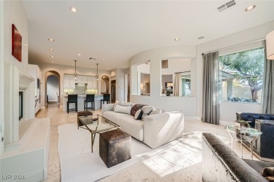 Step into the dramatic vaulted ceilings w/rotunda entryway & on Red Rock Country Club in Nevada - for sale on GolfHomes.com, golf home, golf lot