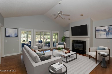 This charming, all-brick, single-level golf-front home is on Longleaf Golf and Country Club in North Carolina - for sale on GolfHomes.com, golf home, golf lot