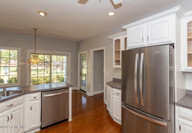 This charming, all-brick, single-level golf-front home is on Longleaf Golf and Country Club in North Carolina - for sale on GolfHomes.com, golf home, golf lot