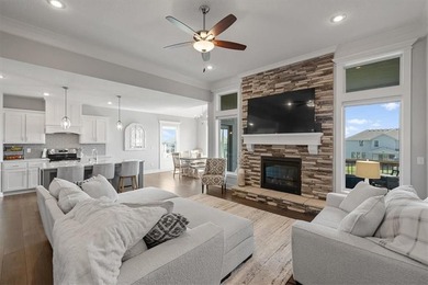 Stunning reverse 1.5-story home filled with natural light from on Shawnee Golf and Country Club in Kansas - for sale on GolfHomes.com, golf home, golf lot