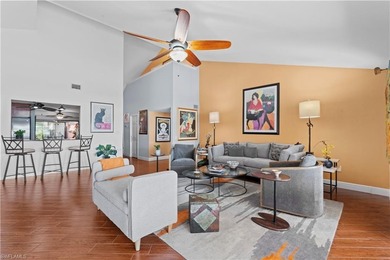 Unexpected and full of wonder, this refined 3-bedroom plus den on The Forest Country Club in Florida - for sale on GolfHomes.com, golf home, golf lot