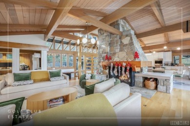 Located in Golf Club Estates, this modern residence, masterfully on The Country Club of Sapphire Valley in North Carolina - for sale on GolfHomes.com, golf home, golf lot