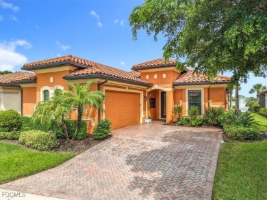 Exquisite Lake & Golf Course Estate in Porto Romano at Miromar on Miromar Lakes Golf Club in Florida - for sale on GolfHomes.com, golf home, golf lot