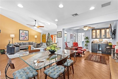 Unexpected and full of wonder, this refined 3-bedroom plus den on The Forest Country Club in Florida - for sale on GolfHomes.com, golf home, golf lot