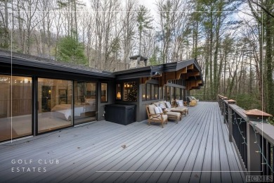 Located in Golf Club Estates, this modern residence, masterfully on The Country Club of Sapphire Valley in North Carolina - for sale on GolfHomes.com, golf home, golf lot