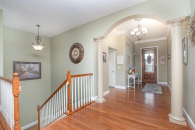 Spectacular golf course views from this beautiful ranch home on Sugar Ridge Golf Club in Indiana - for sale on GolfHomes.com, golf home, golf lot